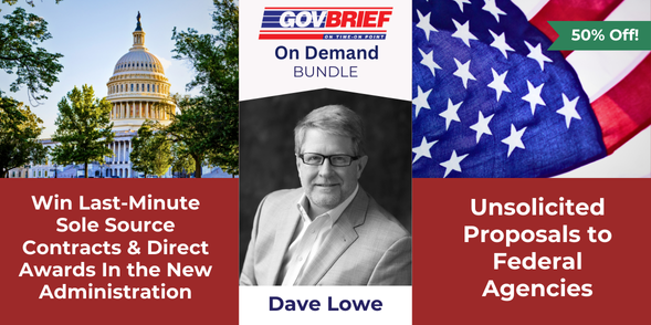 Sole Source + Unsolicited Proposals On-Demand Bundle