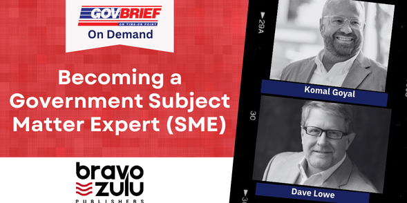 Becoming a Government SME